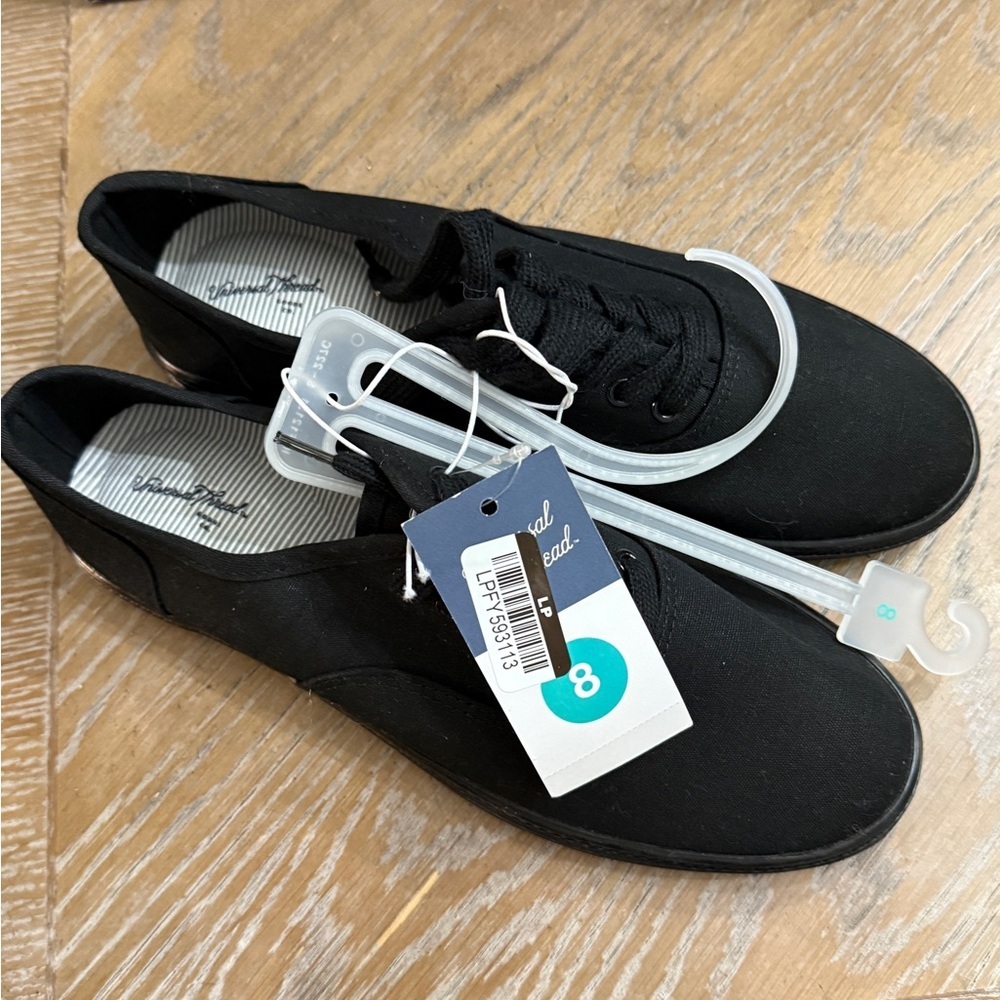 Women's Lunea Apparel Sneakers Black - Universal‎ Thread - SIZE 8 - Picture 4 of 5